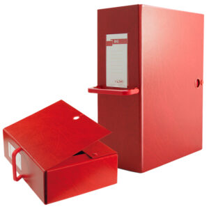 Scatola archivio Big 160 – con maniglia – dorso 16 cm – 25 x 35 cm – rosso – Sei Rota