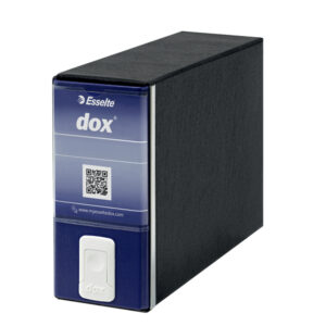 Registratore Dox 3 –  dorso 8 cm – memorandum 23 x 18 cm – blu – Esselte