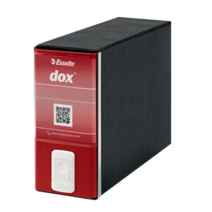 Registratore Dox 3 – dorso 8 cm – memorandum 23 x 18 cm – rosso – Esselte