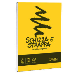 Blocco Schizza  Strappa – A6 – 105 x 148mm – 50gr – 150 fogli – Favini