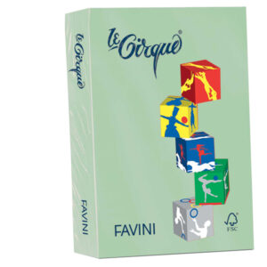 Carta Le Cirque – A4 – 80 gr – verde pastello 107 – Favini – conf. 500 fogli