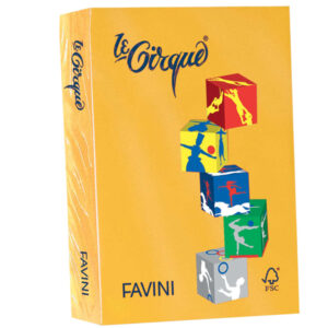 Carta Le Cirque – A4 – 80 gr – giallo oro 201 – Favini – conf. 500 fogli