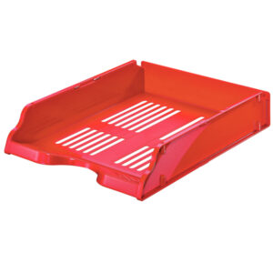 Vaschetta portacorrispondenza Transit – 26×33,6×7,6 cm – rosso – Esselte