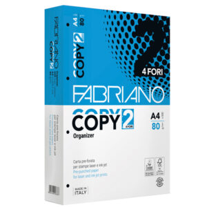Carta Copy 4 fori – A4 – 80 gr – bianco – Fabriano – conf. 500 fogli