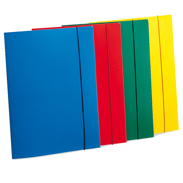 Cartellina con elastico – PPL – 3 lembi – 23,5×34,5 cm – azzurro – Fellowes