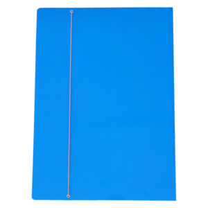 Cartellina con elastico – cartone plastificato – 35 x 50 cm – azzurro – Cartotecnica del Garda