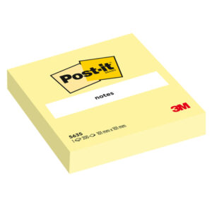 Blocco foglietti – 5635 – 100 x 100 mm – giallo Canary – 200 fogli – Post it