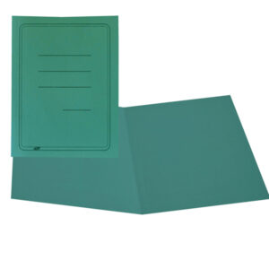 Cartelline semplici – con stampa – cartoncino Manilla 145 gr – 25×34 cm – verde – Cartotecnica del Garda – conf. 100 pezzi