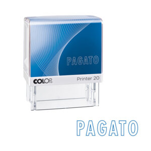 Timbro Printer 20/L G7 – PAGATO – autoinchiostrante – 14×38 mm – Colop