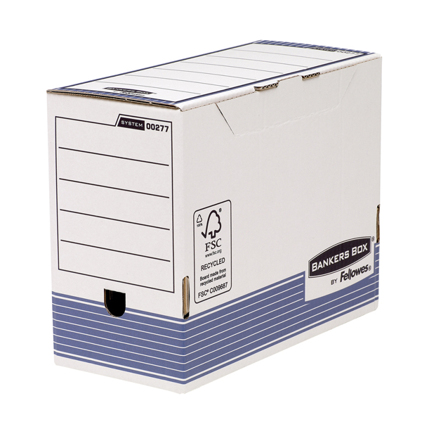 Scatola archivio Bankers Box System – A4 – 26×31,5 cm – dorso 15 cm – Fellowes
