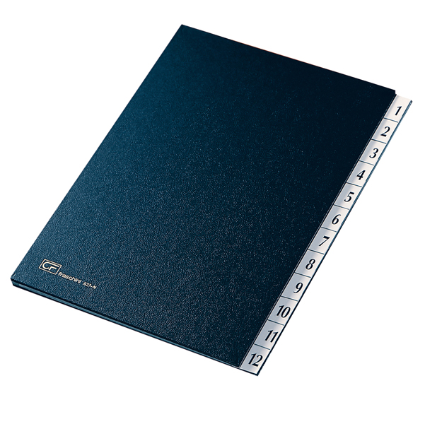 Classificatore numerico 1/12 – 24×34 cm – blu – Fraschini
