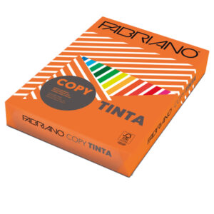 Carta Copy Tinta – A4 – 80 gr – colori  forti arancio – Fabriano – conf. 500 fogli