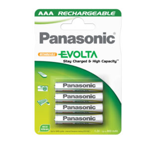 Pile Ministilo Infinium ricaricabili AAA – 1,2V – Panasonic – blister 4 pezzi