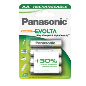 Pile Stilo Infinium ricaricabili AA – 1,2V – Panasonic – blister 4 pezzi