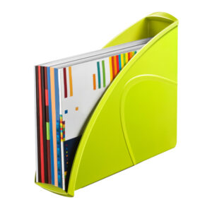 Portariviste CepPro Gloss – 26,5×31 cm – dorso 8 cm – verde anice – Cep