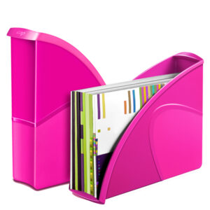 Portariviste CepPro Gloss – 26,5 x 31 cm – dorso 8 cm – rosa pepsi – Cep