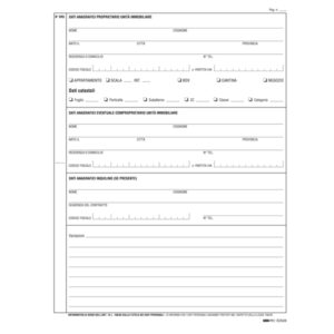 Registro anagrafica condominiale – 297 x 210mm – 48 fogli – Edipro