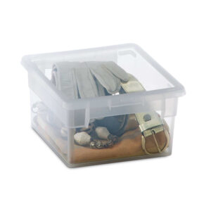 Contenitore multiuso Light Box S/2 – 17,8×20,4×10 cm – 2,5 L – plastica – trasparente – Terry