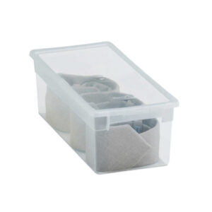 Contenitore multiuso Light Box S – 17,8×39,6×13,2 cm – 7 L – plastica – trasparente – Terry