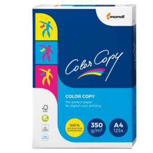 Carta Color Copy – A4 – 350 gr – bianco – Mondi – conf. 125 fogli