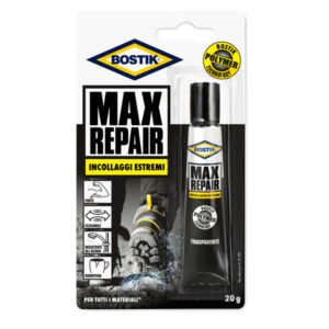 Adesivo Bostik  Max Repair – universale – 20 gr – trasparente – Bostik