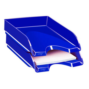 Vaschetta portacorrispondenza CepPro Gloss – 34,8×25,7×6,6 cm – blu oceano – Cep