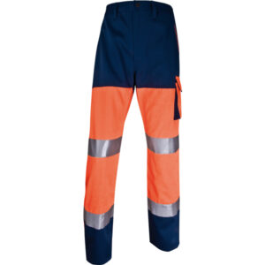 Pantalone alta visibilitA’ PHPA2 – sargia/poliestere/cotone – taglia L – arancio fluo – Deltaplus