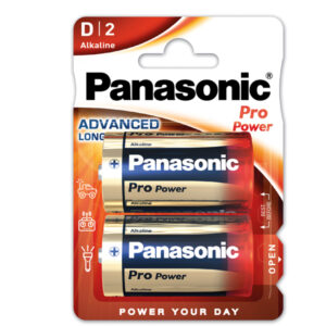 Torcia D Propower LR20 – Panasonic – blister 2 pezzi