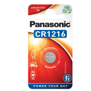 Micropila CR1216 – litio – Panasonic – blister 1 pezzo