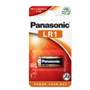 Micropila LR1 – 1,5V – alcalina – Panasonic – blister 1 pezzo