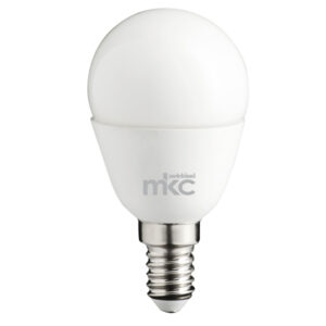 Lampada – Led – minisfera – 5,5W – E14 – 3000K – luce bianca calda – MKC