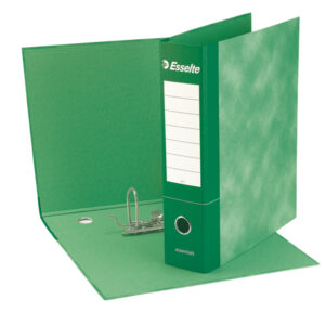 Registratore Essentials G72 – dorso 5 cm – commerciale 23×30 cm – verde – Esselte