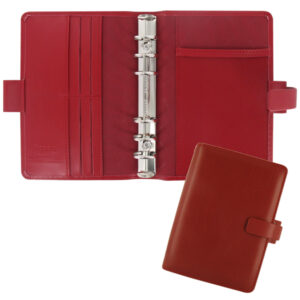 Organiser Metropol Personal – similpelle – rosso – 18,8 x 13,5 x 3,8cm – Filofax