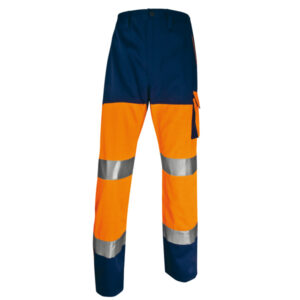 Pantalone alta visibilitA’ PHPA2 – sargia/poliestere/cotone – taglia M – arancio fluo – Deltaplus