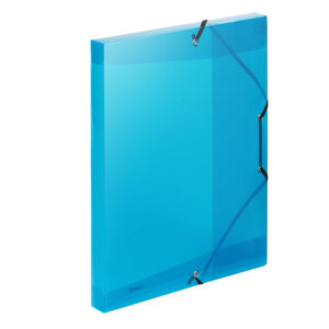 Cartella 3L con elastico Lumina – 24x32cm – blu – D 2,5 – Favorit