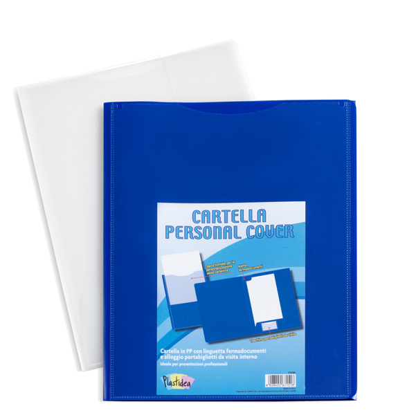 Cartella in PP Personal Cover – blu – 24 x 32 cm – Iternet – conf. 5 pezzi