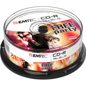 Emtec – CD-R – ECOC802552CB – 80min/700mb