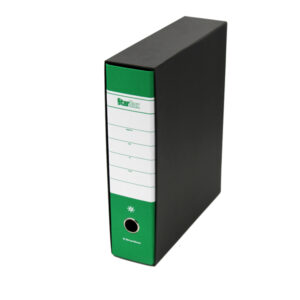 Registratore Starbox sfuso – dorso 8 cm – protocollo 23 x 33 cm – verde – Starline