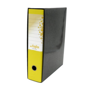 Registratore Kingbox – dorso 8 cm – protocollo 23×33 cm – giallo – Starline