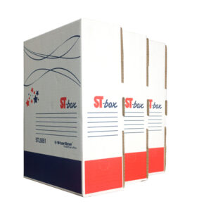 Scatola archivio ST-box – dorso 10 cm – 24,5×32,5 cm – bianco – Starline