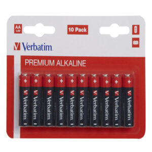 Verbatim – Blister 10 Pile alkaline Stilo AA – 49875