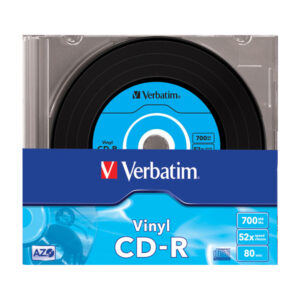 Verbatim – Scatola 10 CD-R Data Life Plus Data Vinyl – slim 1X/52X – 43426 – 700MB