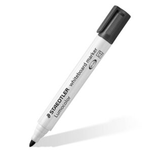 Pennarelli Lumocolor whiteboard 351 – punta tonda – tratto 2 mm – nero – Staedtler