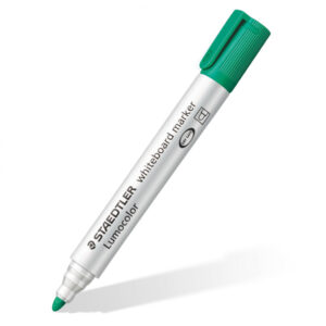 Pennarelli Lumocolor whiteboard 351 – punta tonda – tratto 2 mm – verde – Staedtler