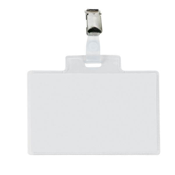 Portanome Pass 4 E – clip in metallo – 11 x 7 cm – Sei Rota – conf. 100 pezzi