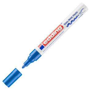 Marcatore permanente a vernice 750 – punta 2 – 4 mm – blu – Edding