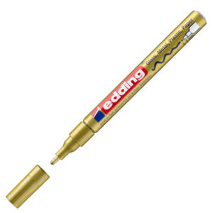 Marcatore permanente a vernice 751 – punta 1 – 2 mm – oro – Edding