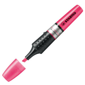 Evidenziatore Stabilo Luminator – punta a scalpello – tratto da 2 – 5 mm – rosa – Stabilo
