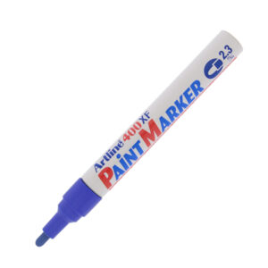 Marcatore permanente a vernice A 400 – punta tonda – 2,3 mm – blu – Artline