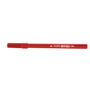 Pennarelli Office – punta feltro – punta fine – tratto 0,7 mm – rosso – Tratto – conf. 12 pezzi